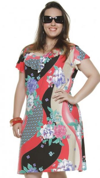 COD. 3090 - VESTIDO FLORAL